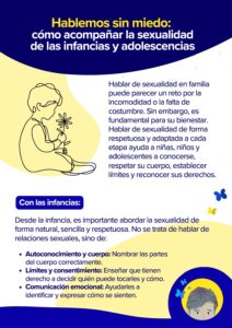 Cómo acompañar la sexualidad de las infancias y adolescencias